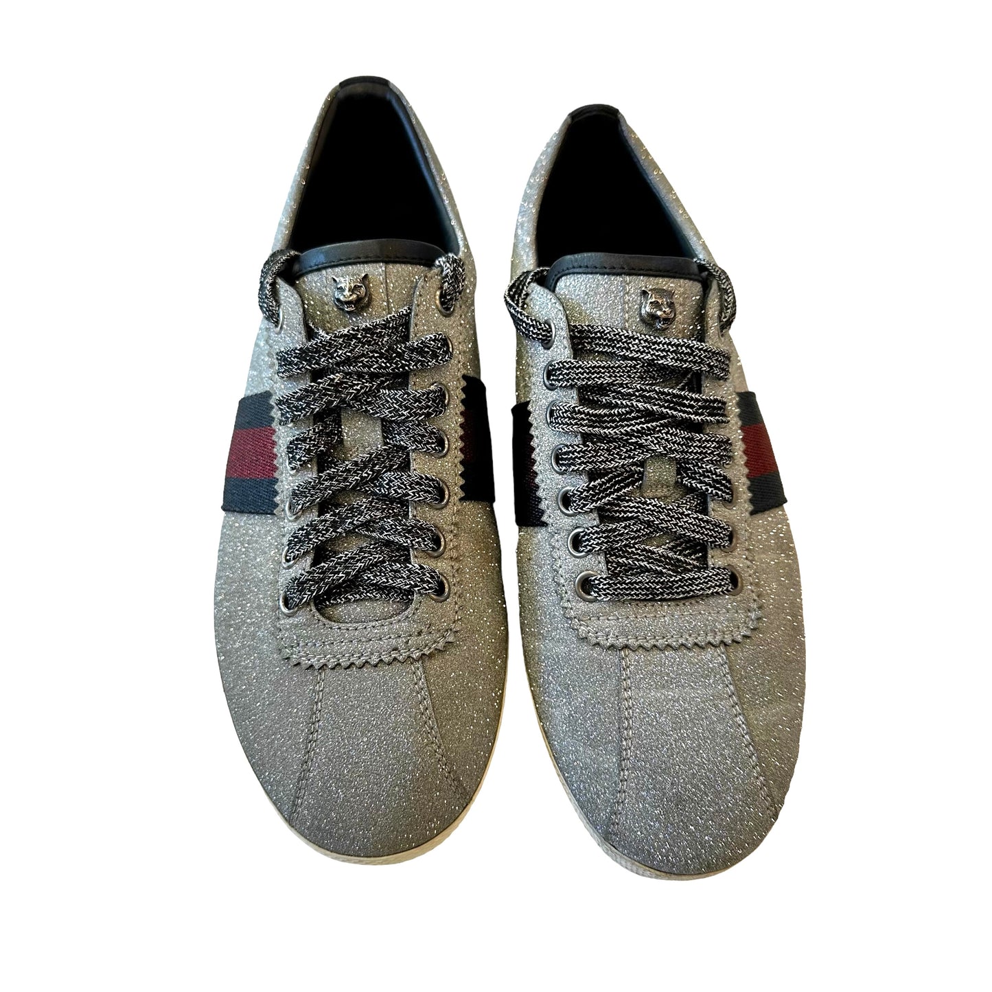 Silver Sparkles Sneakers - 9