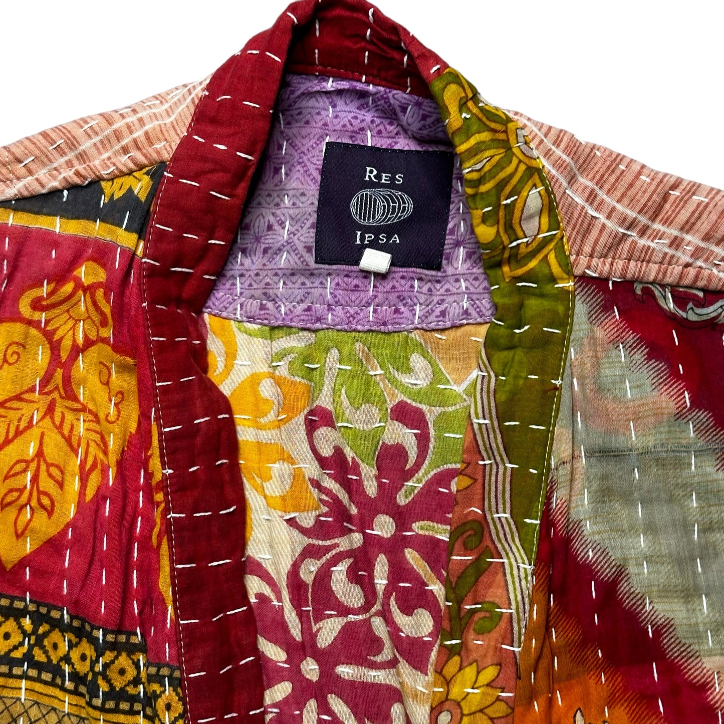 Multicolor Patchwork Jacket - L