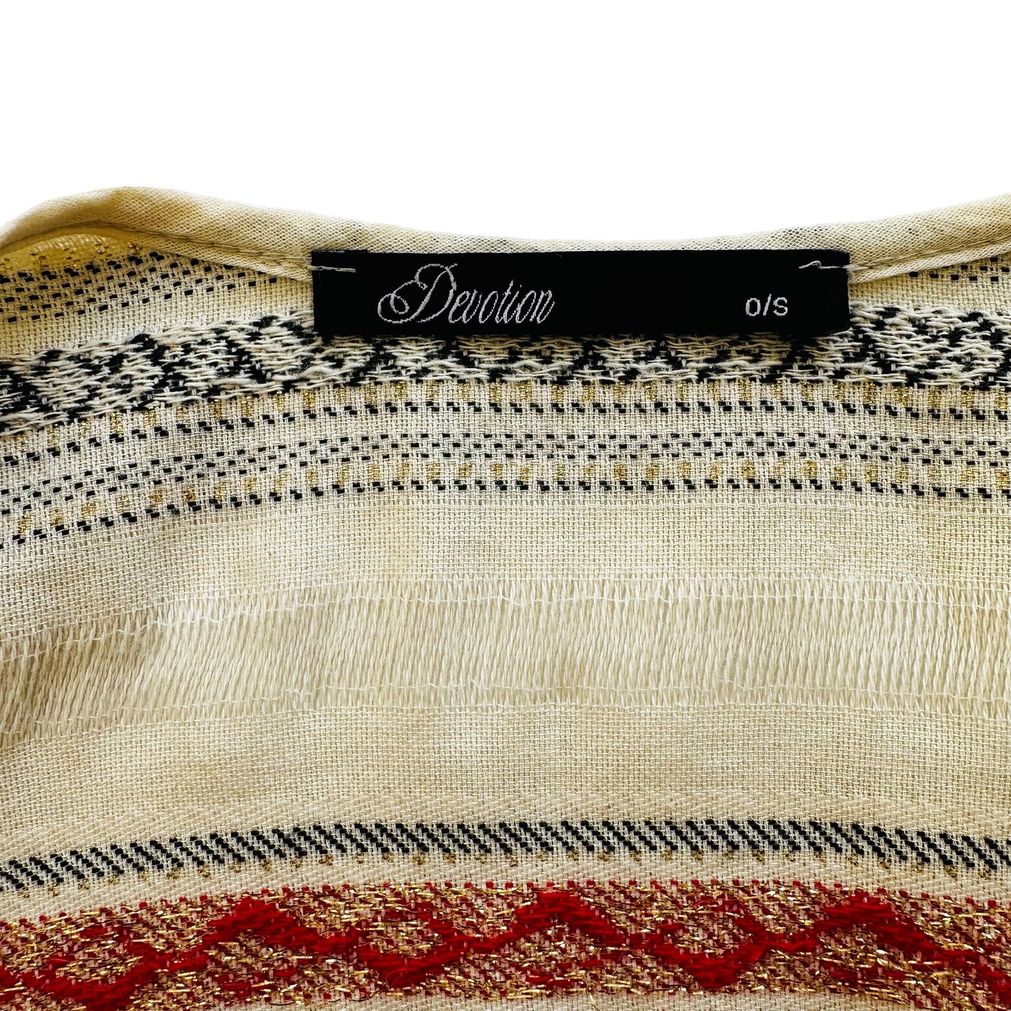 Boho Cream Skirt Set - M