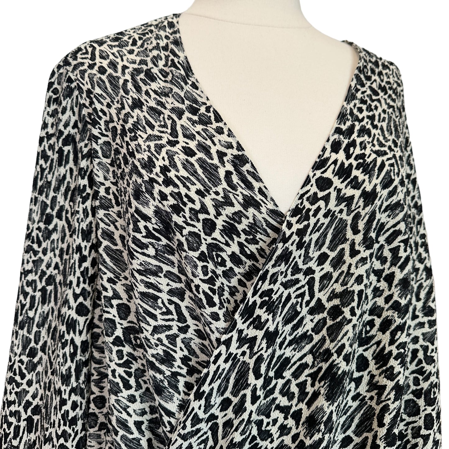 Silk Printed Blouse - L