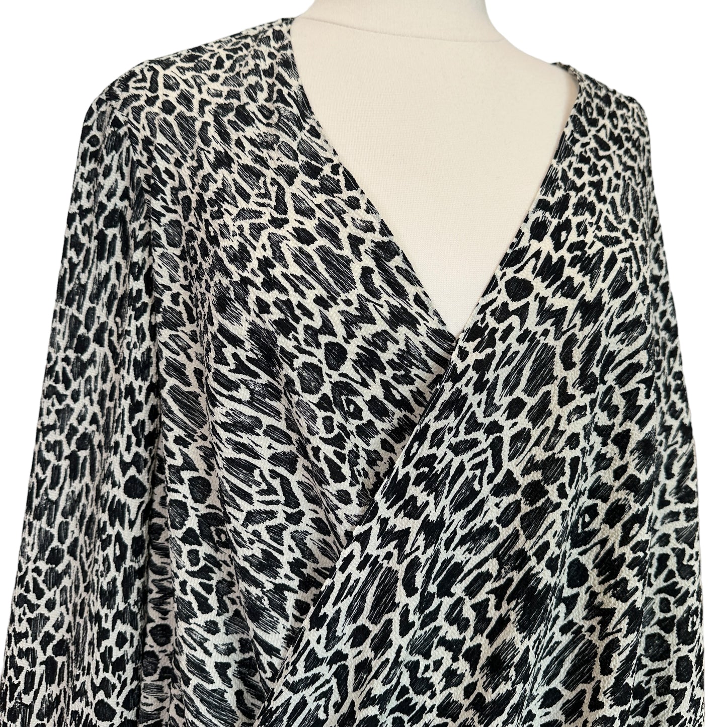 Silk Printed Blouse - L