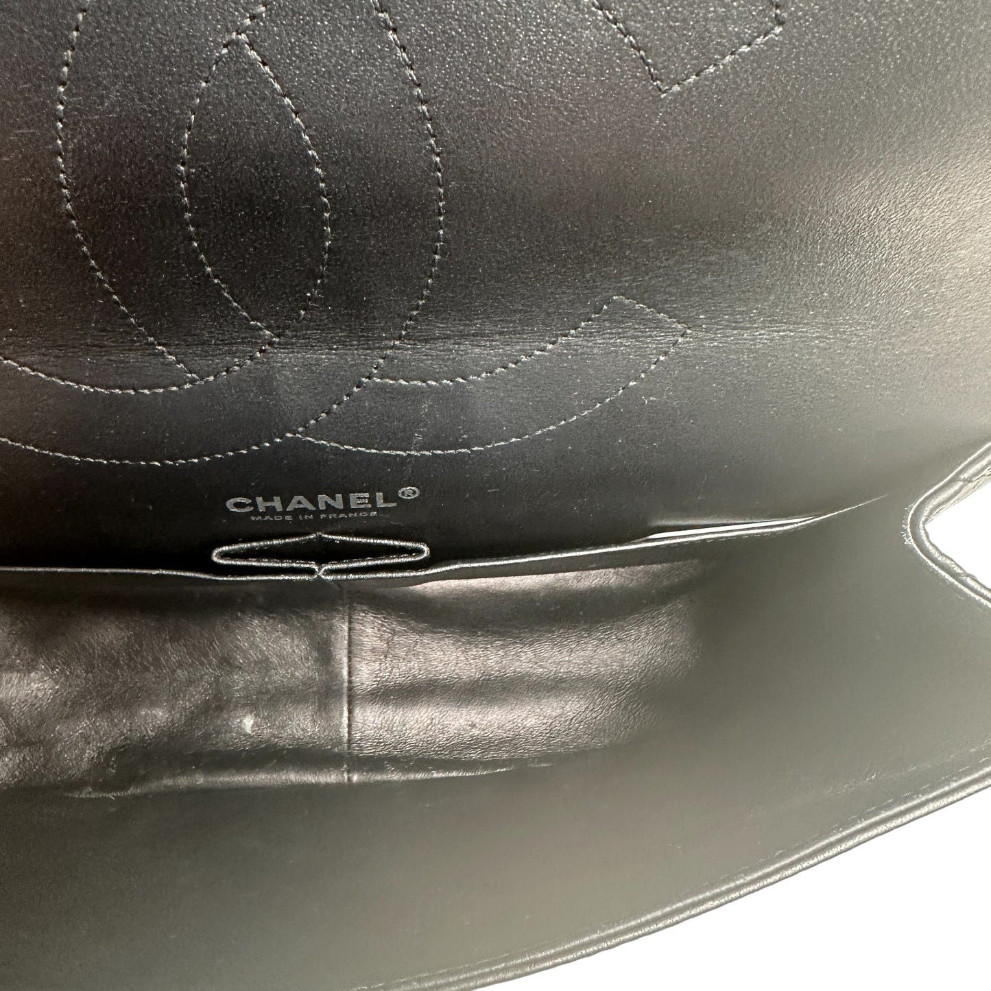 Black Reissue Double Flap Bag