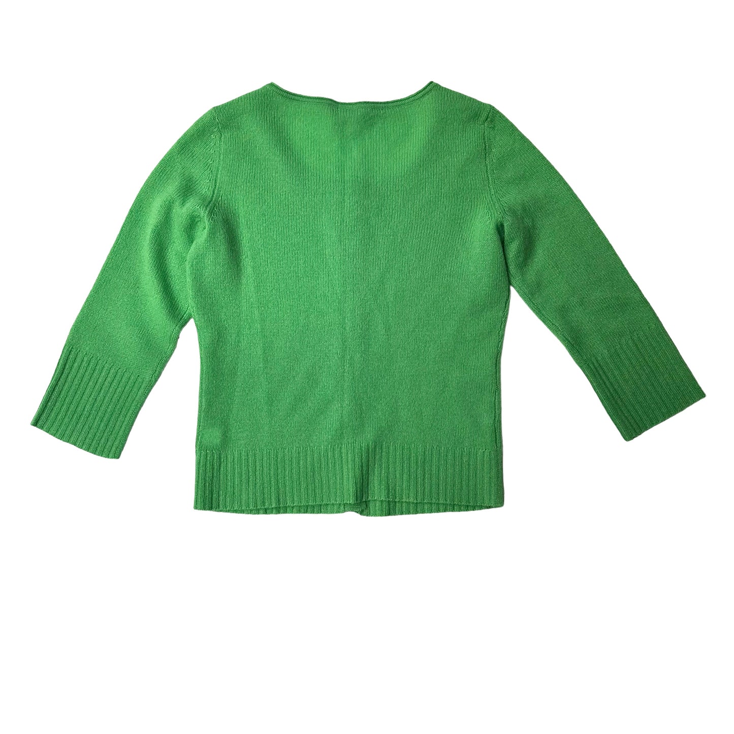Green Cashmere Cardigan - S