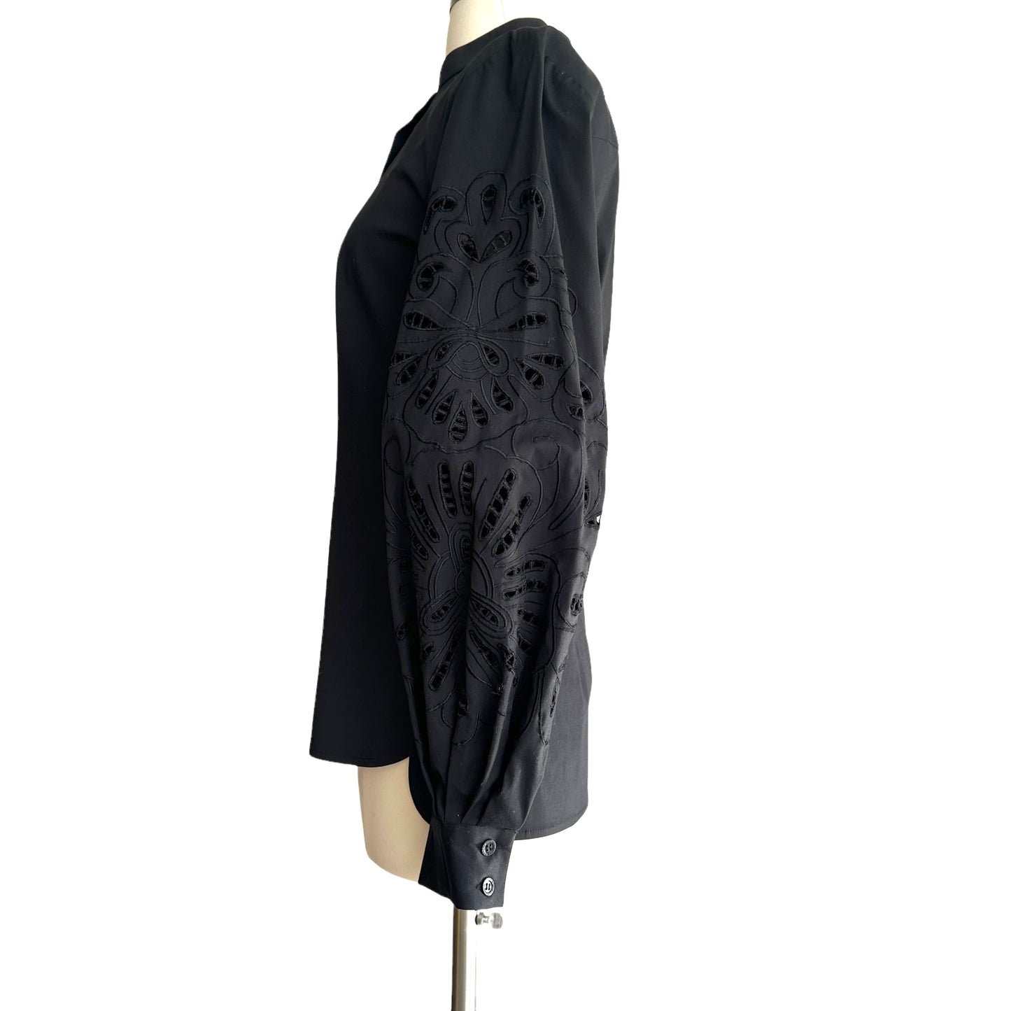 Black Laced Shirt - 4