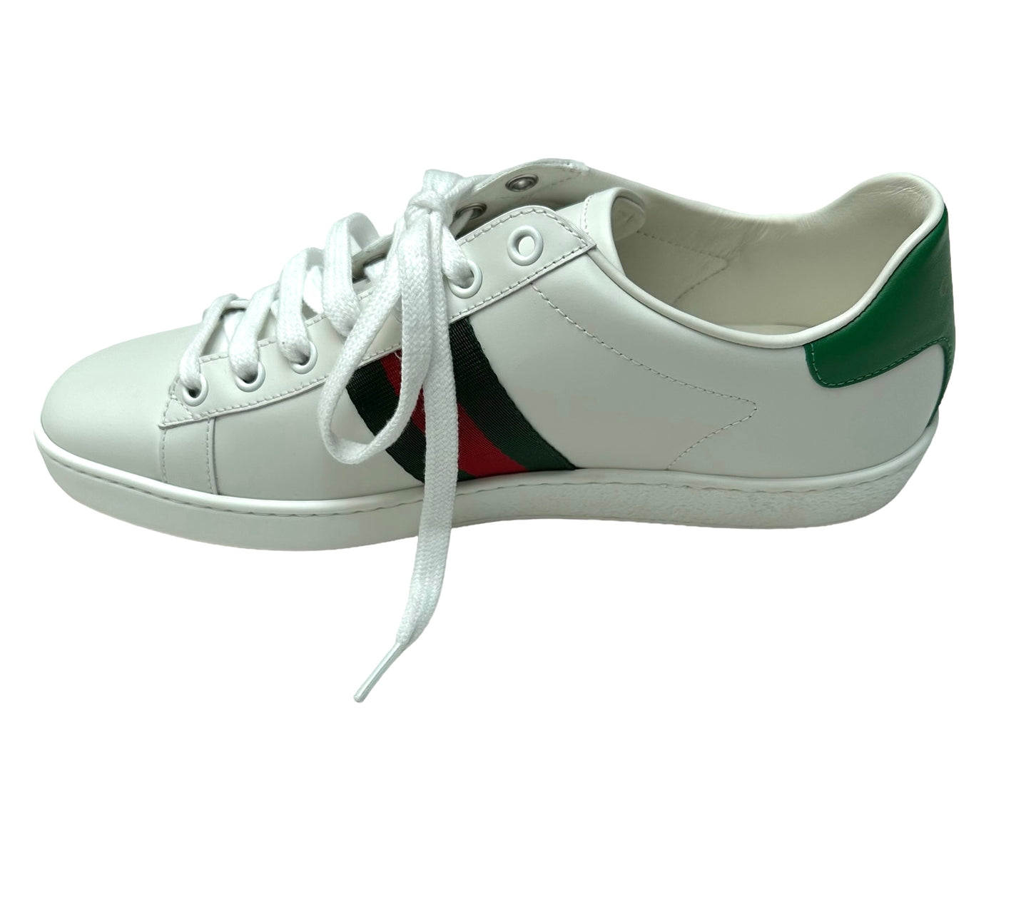 White Leather Sneakers - 9