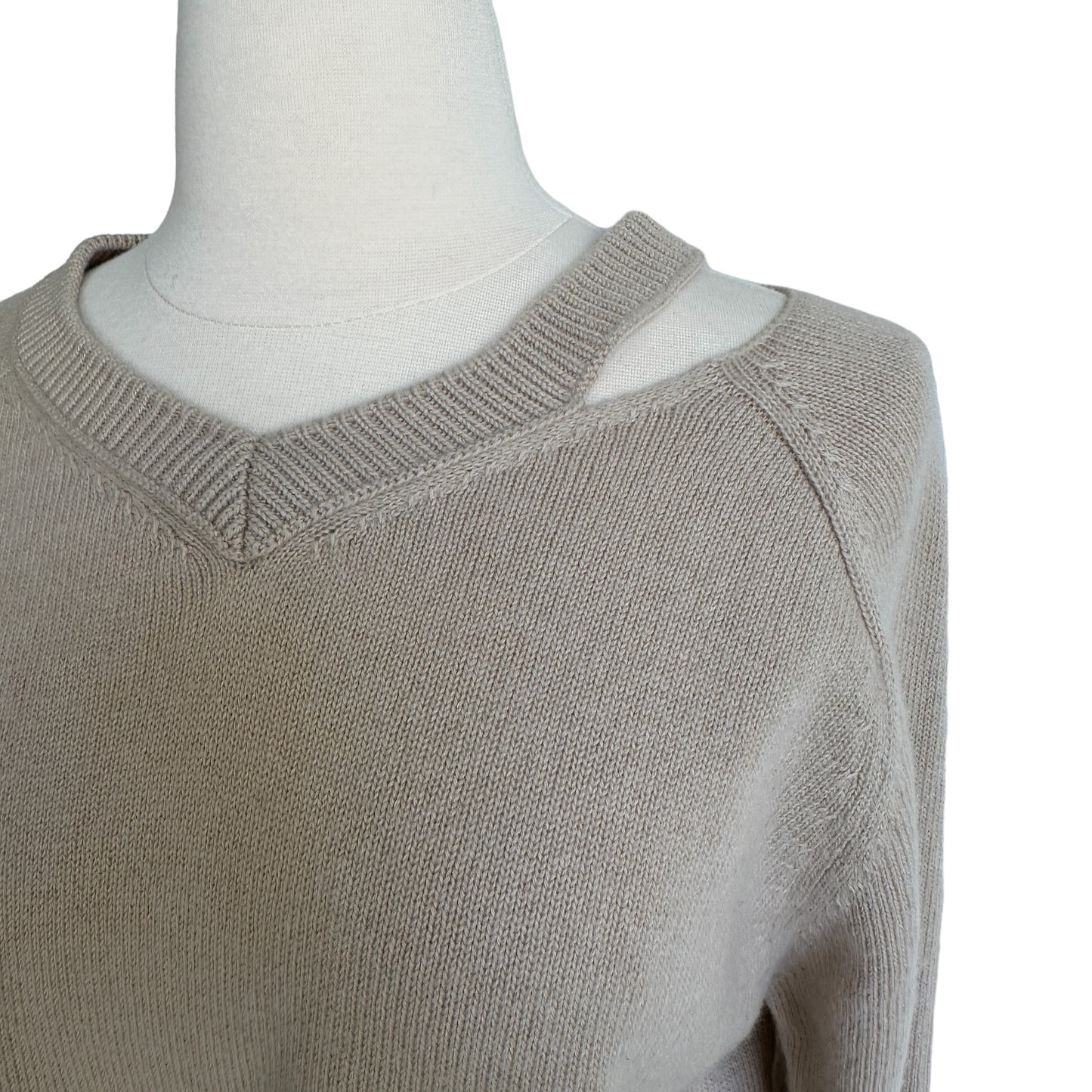 Cream Cashmere Sweater - XS