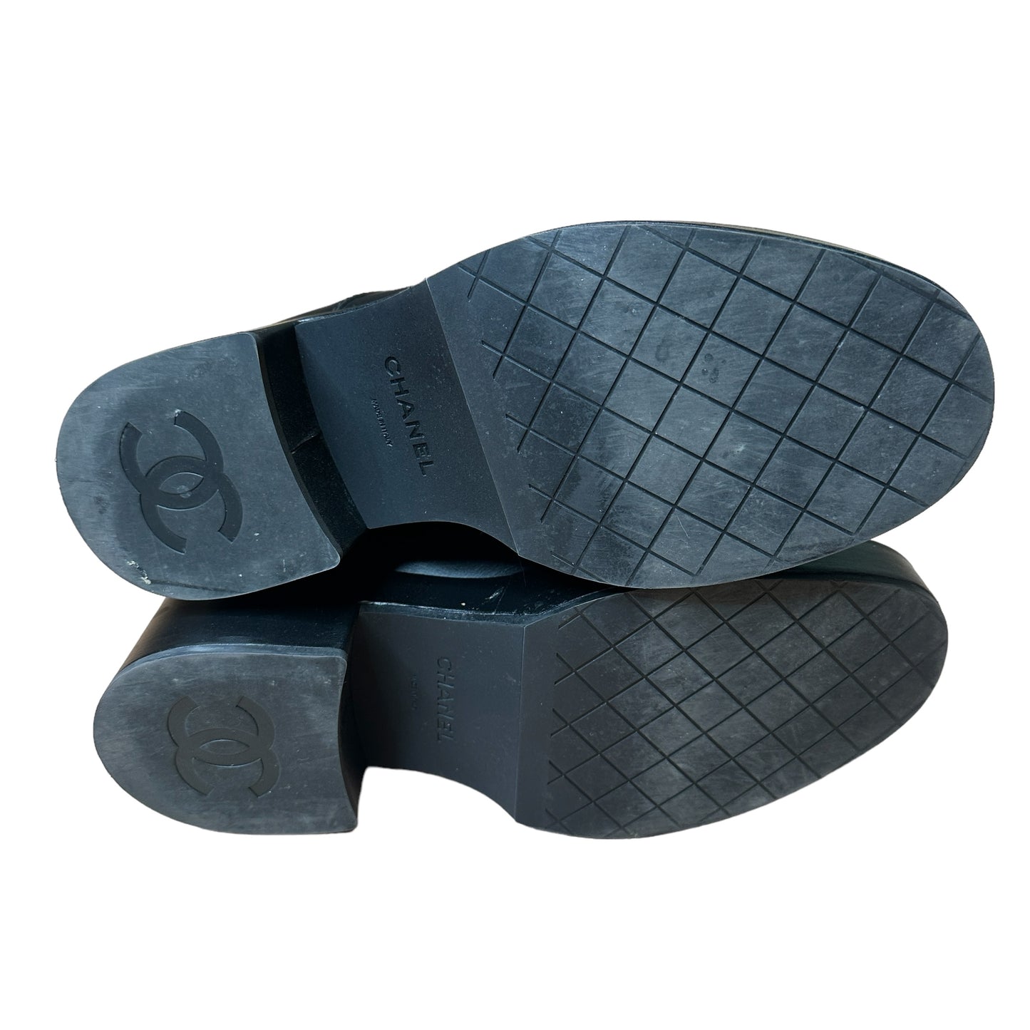 Chunky Platform Logo Boots - 8