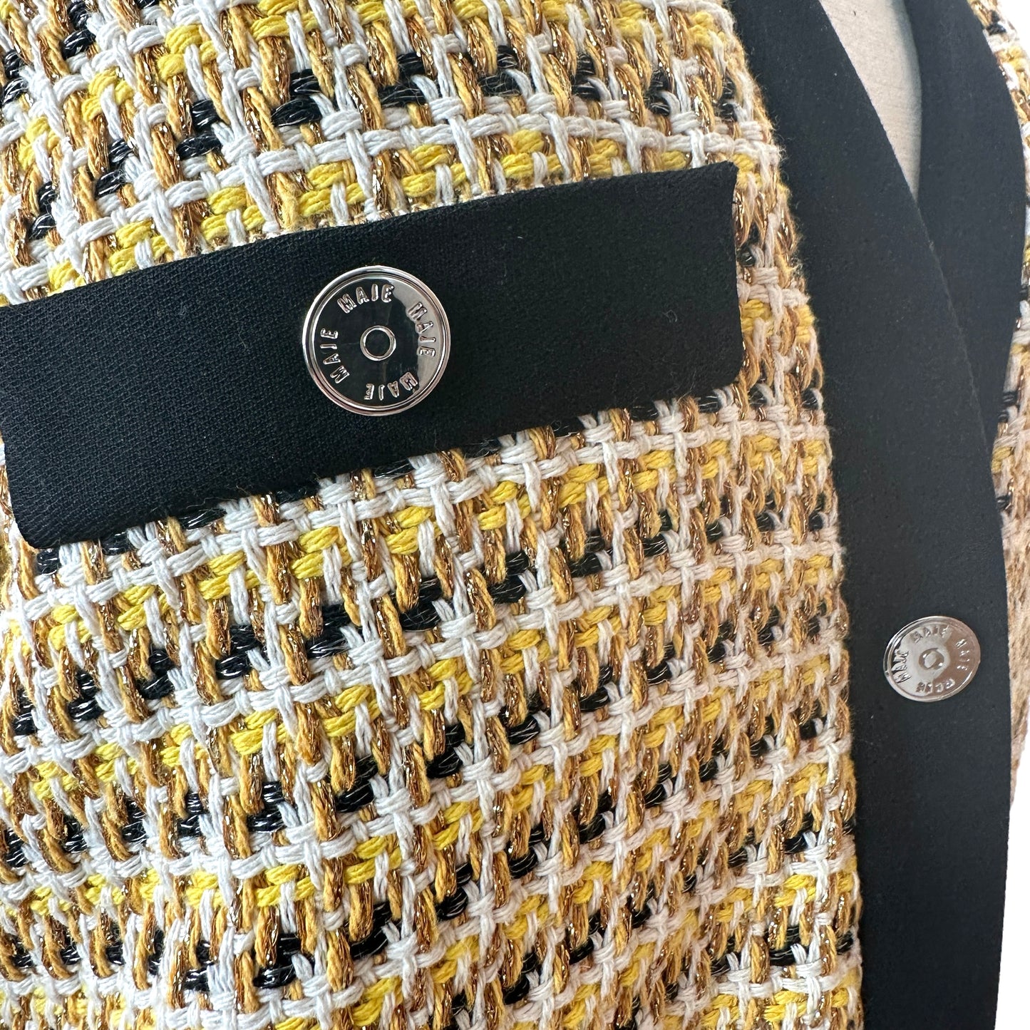 Yellow Tweed Jacket - S