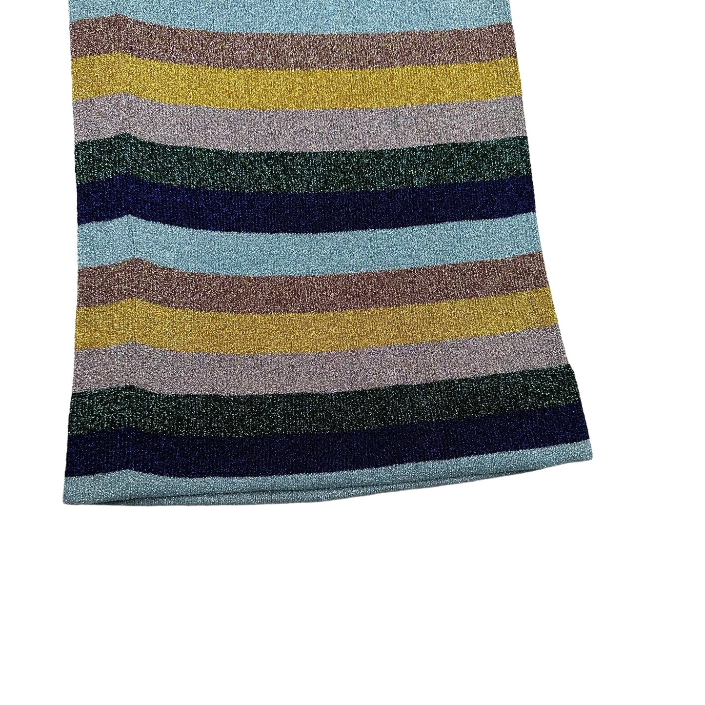 Metallic Bell Bottom Pants - XS