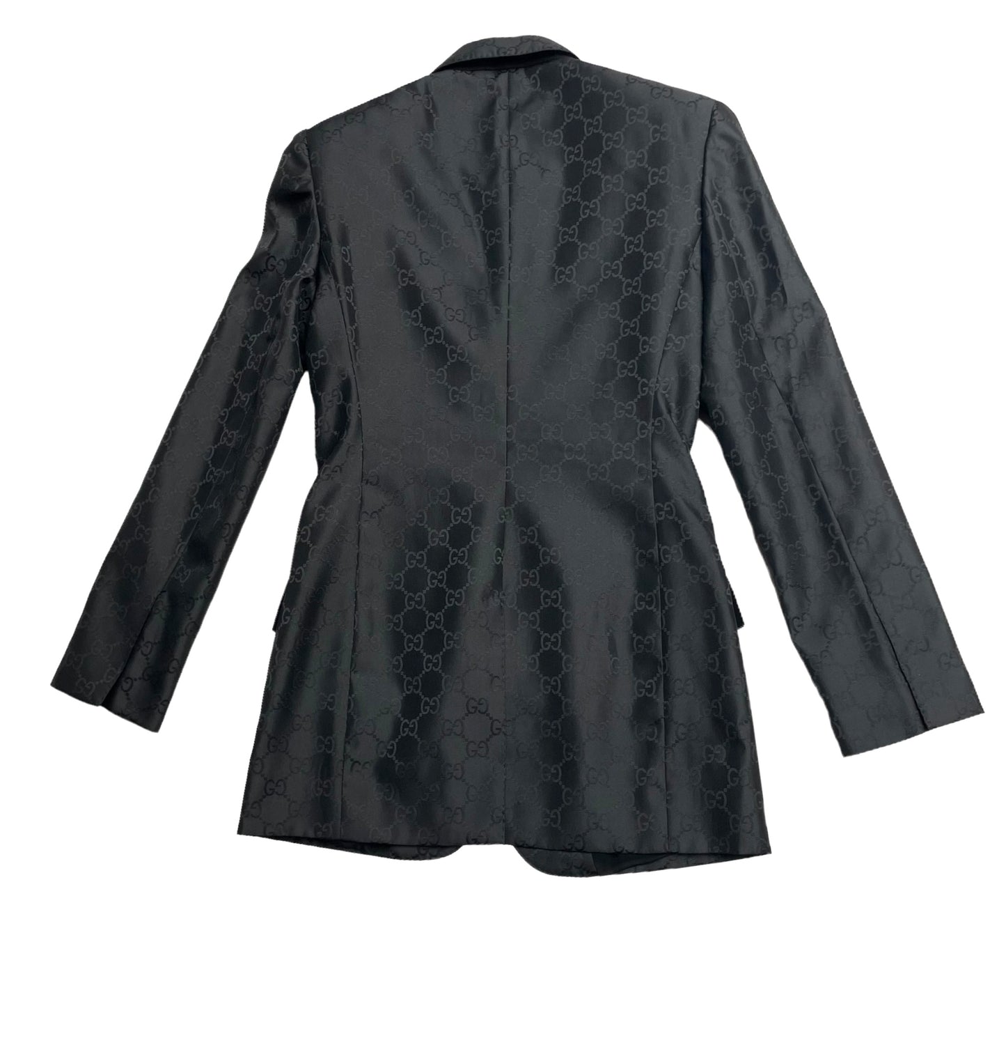 Black GG Monogram Blazer - S/M