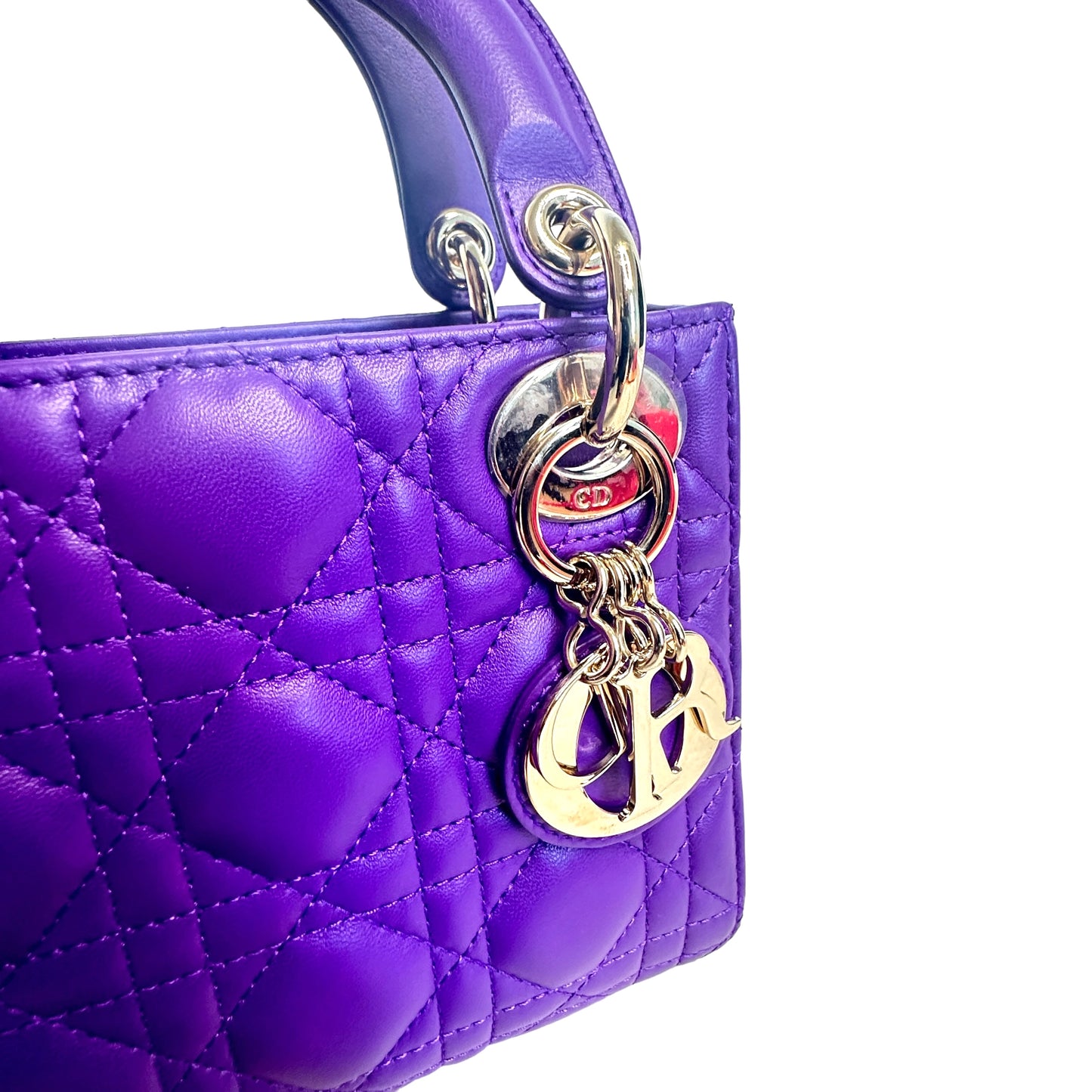 Mini Purple Lady Dior Bag