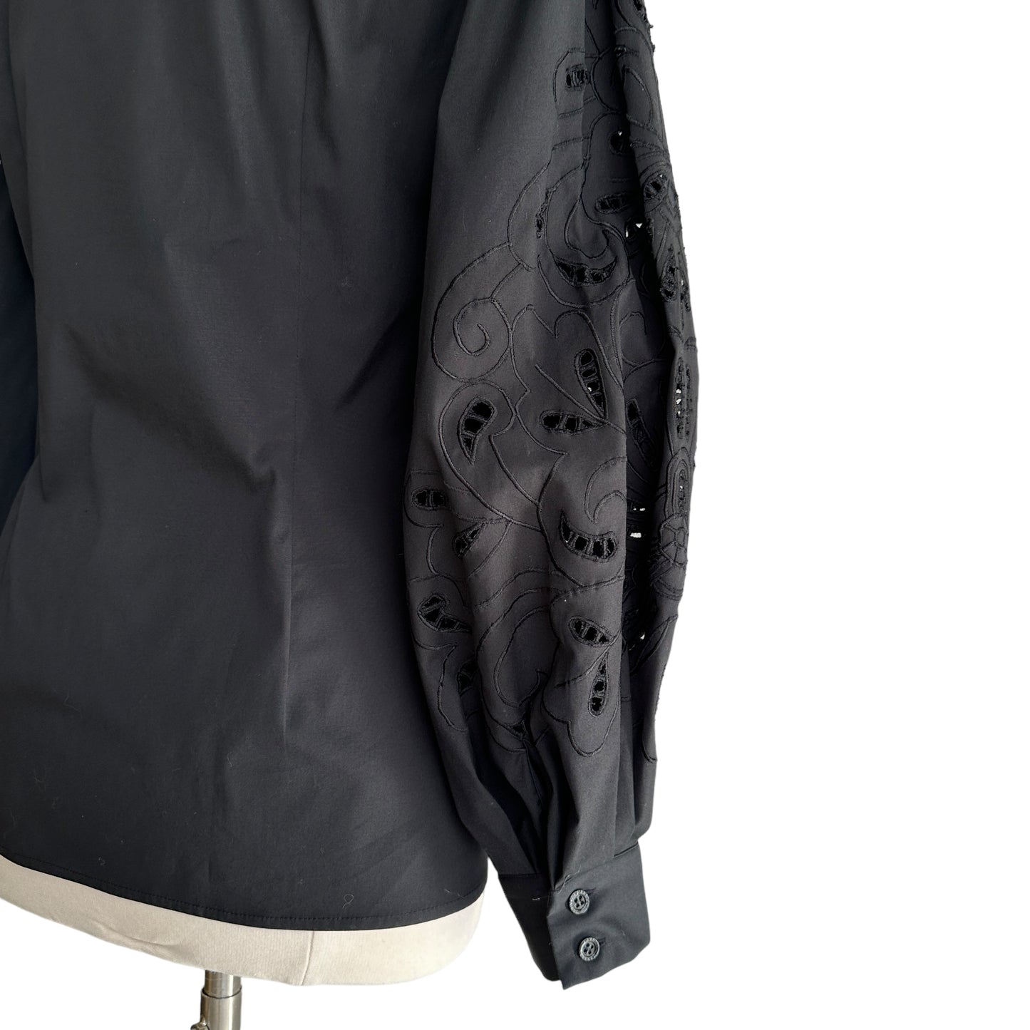 Black Laced Shirt - 4