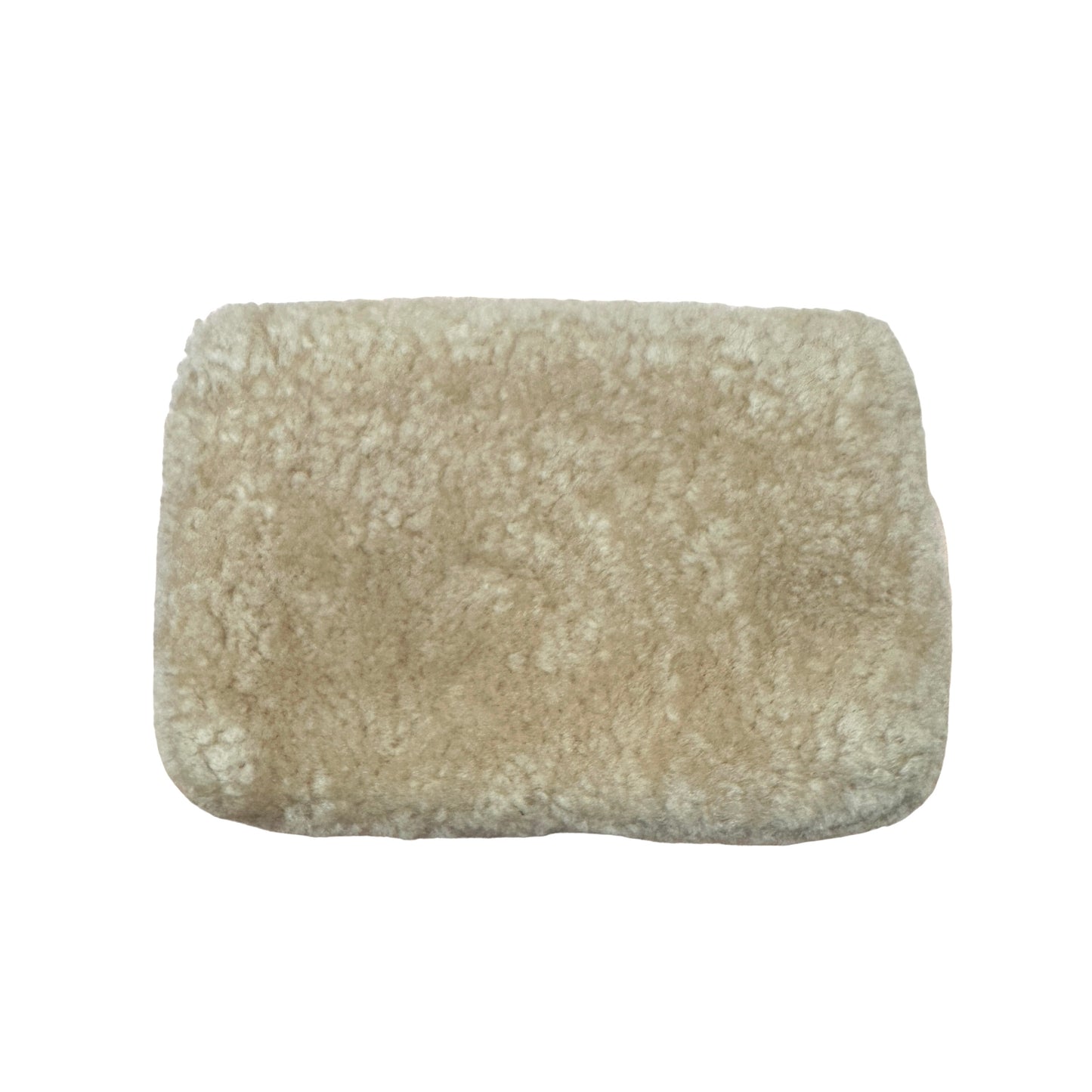 YSL Shearling Puffer Pouch