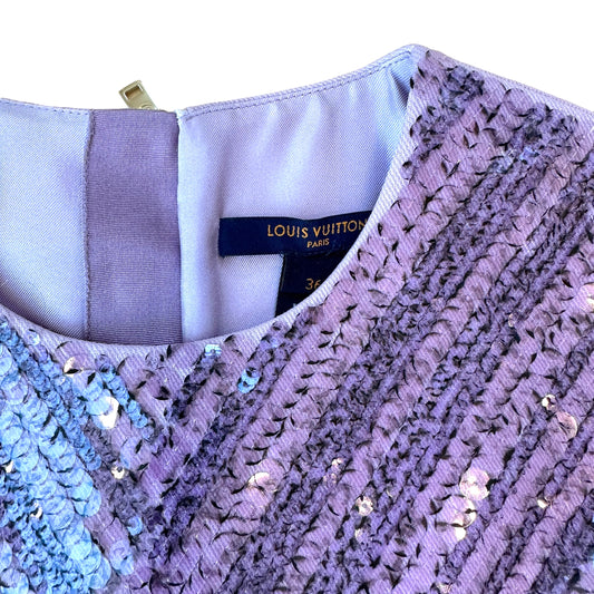 Sequins Purple Dress - S