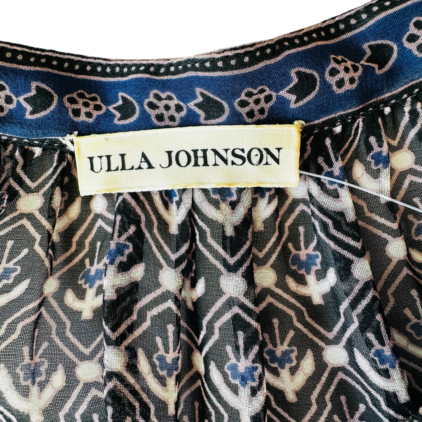 Blue & Cream Dress - XS