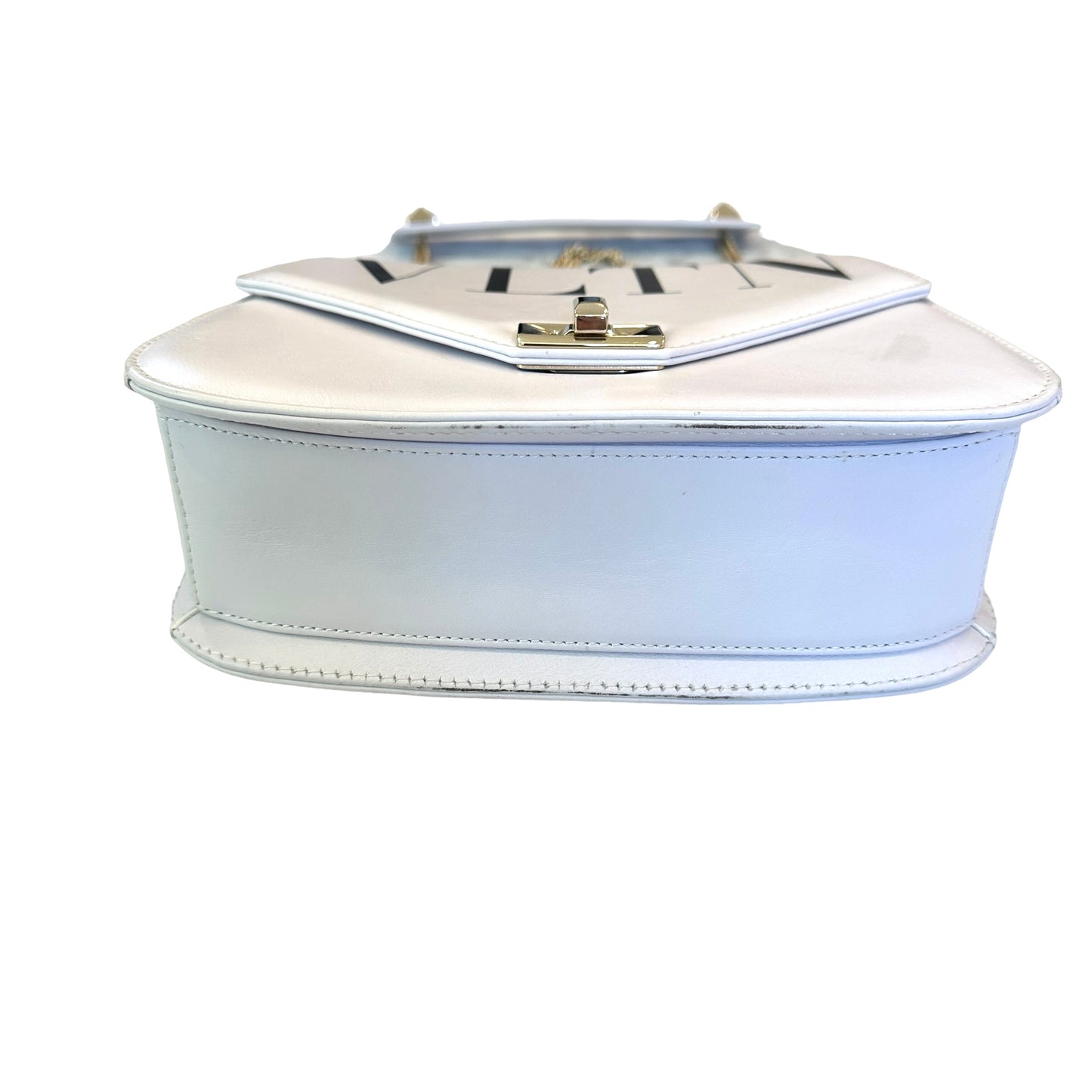 White Leather VLTN Bag