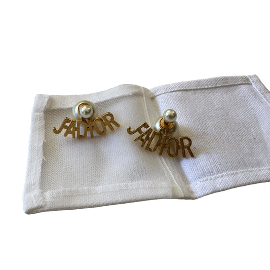 J'Adior Faux-Pearl Earrings