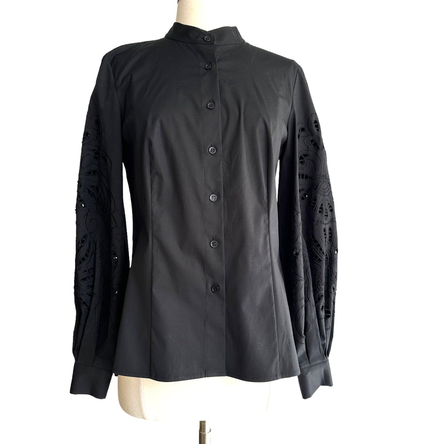 Black Laced Shirt - 4