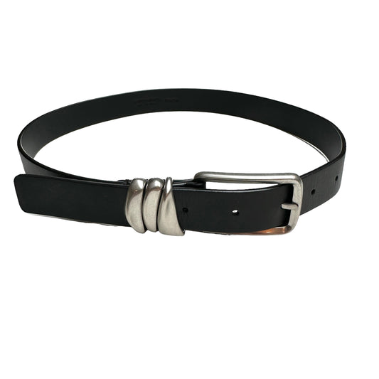 Black Leather Belt - S