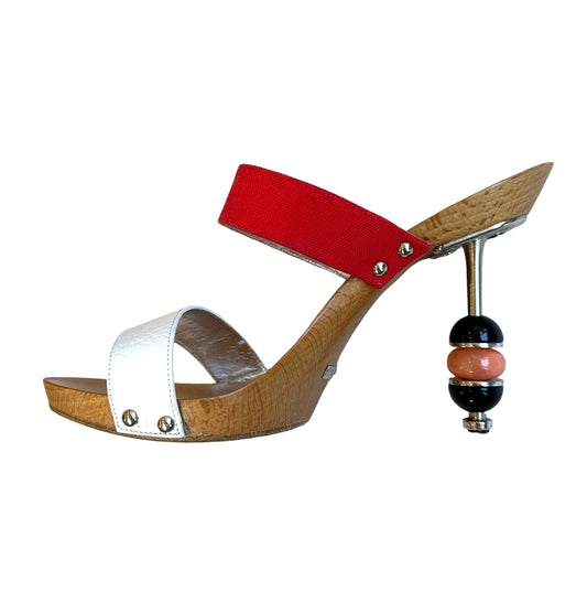 Wooden Platform Heel - 9