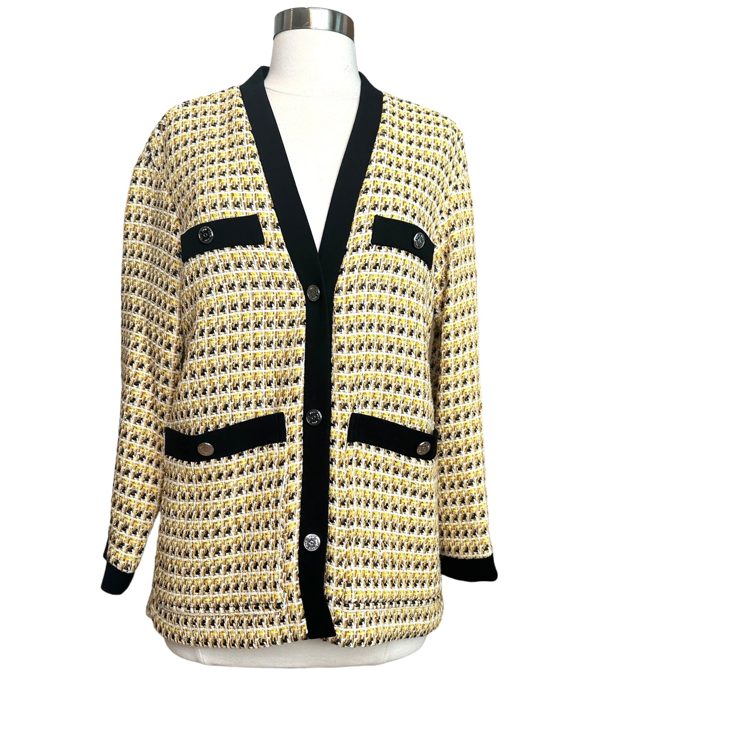 Yellow Tweed Jacket - S