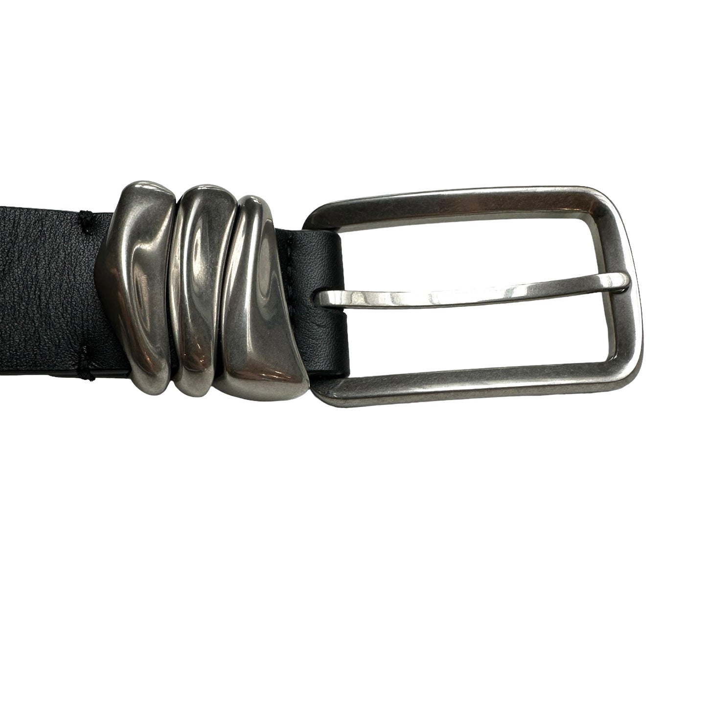 Black Leather Belt - S