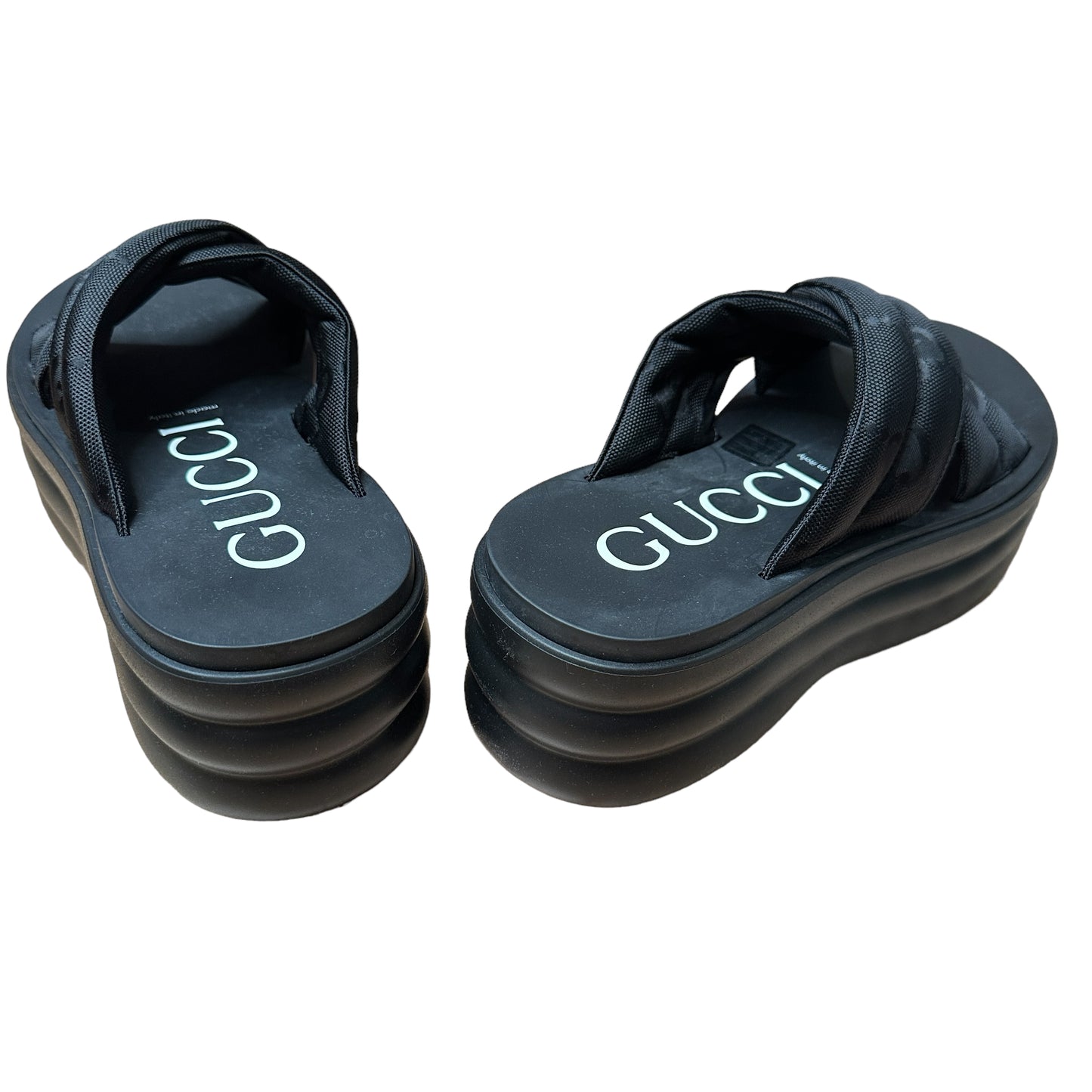 Logo Platform Sandals
