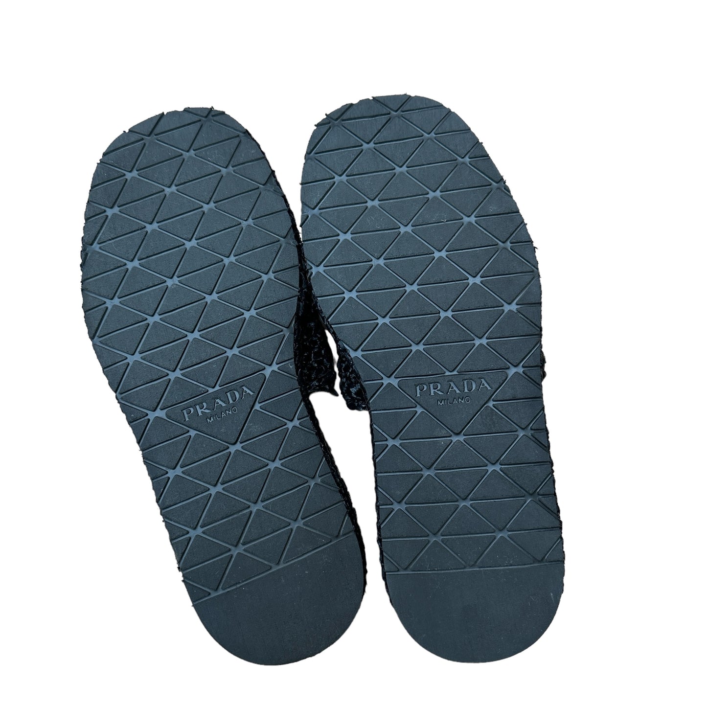 Raffia Logo Sandals - 6