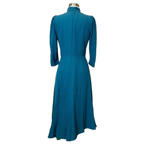 Blue & Green Dress - S