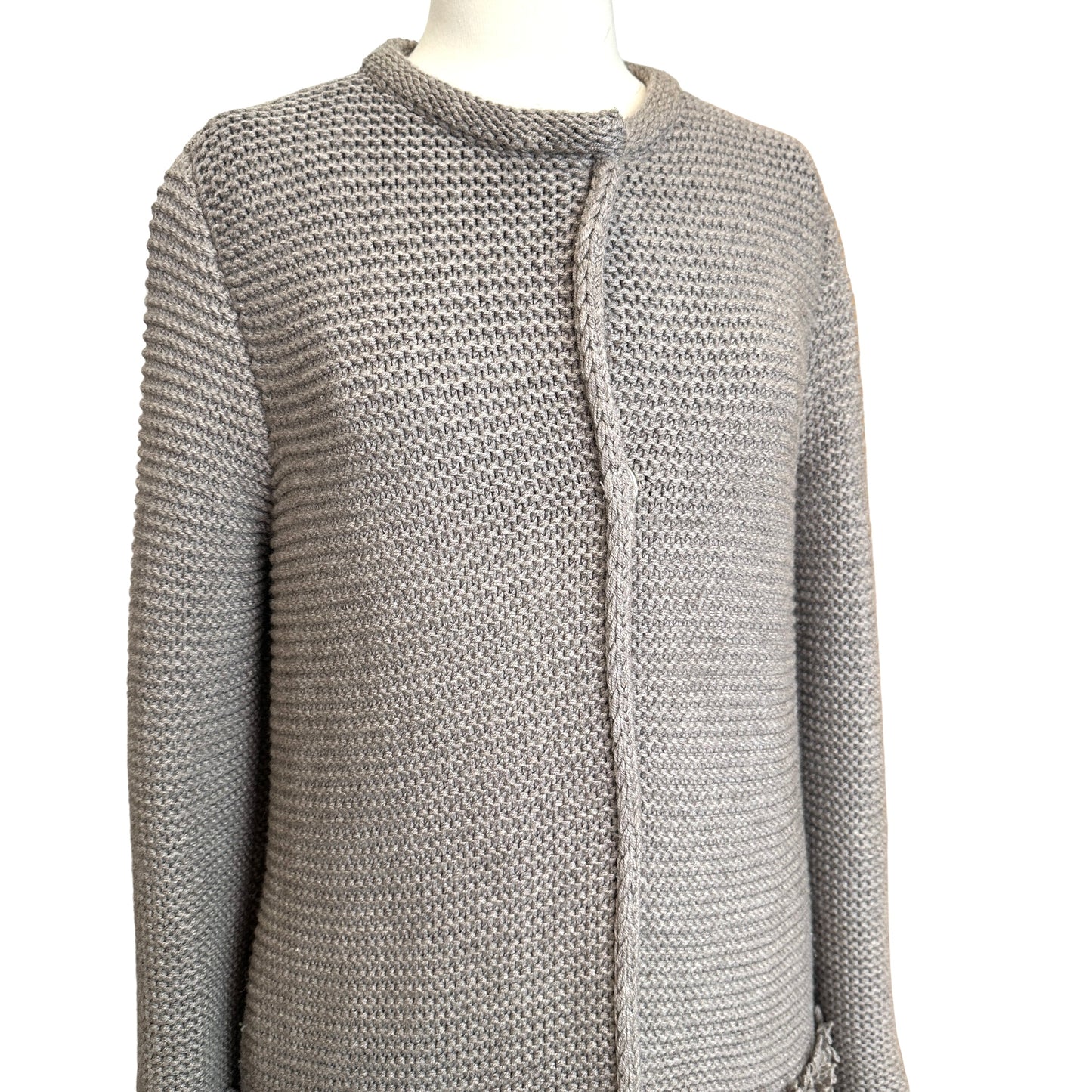 Taupe Long Jacket - M