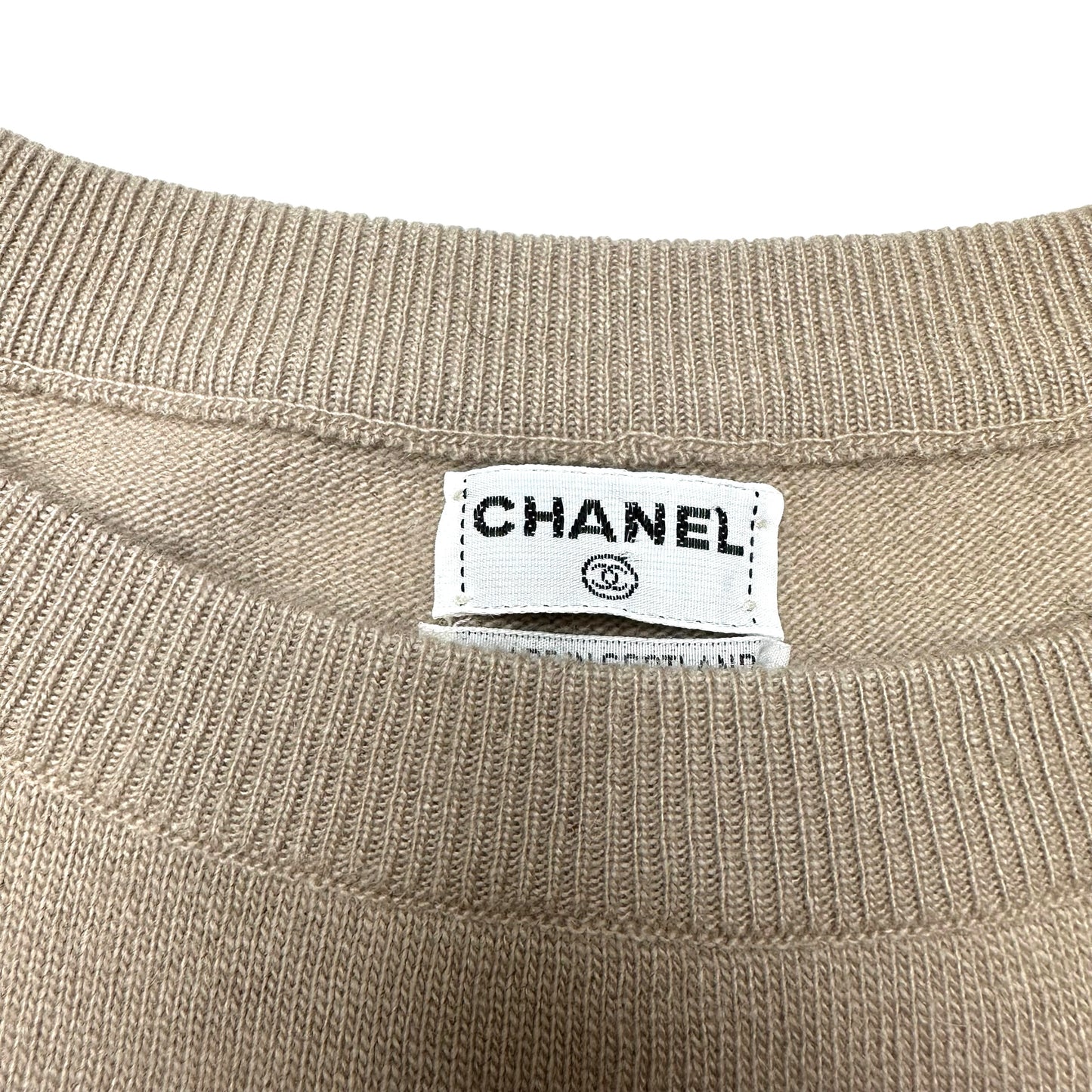 Cream Cashmere Top - M/L