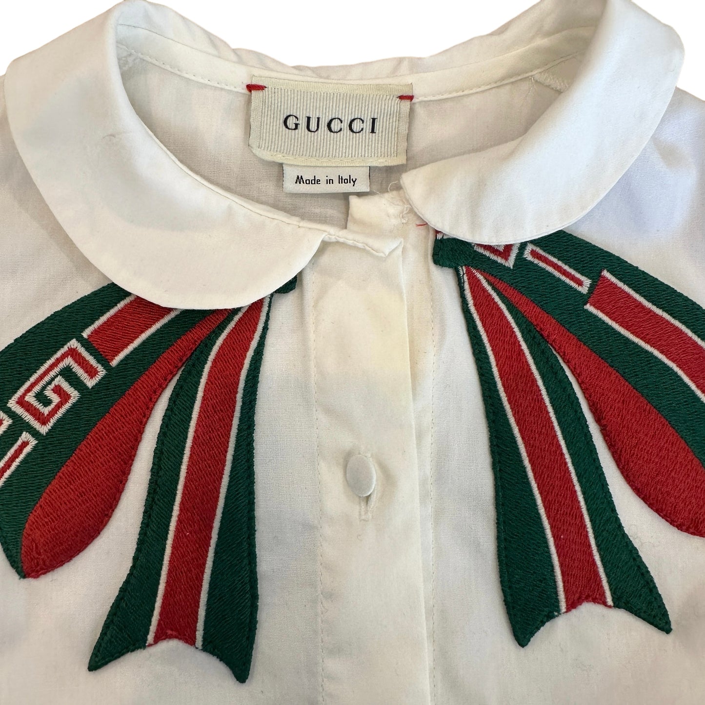 Kids White Logo Dress - 3yo.