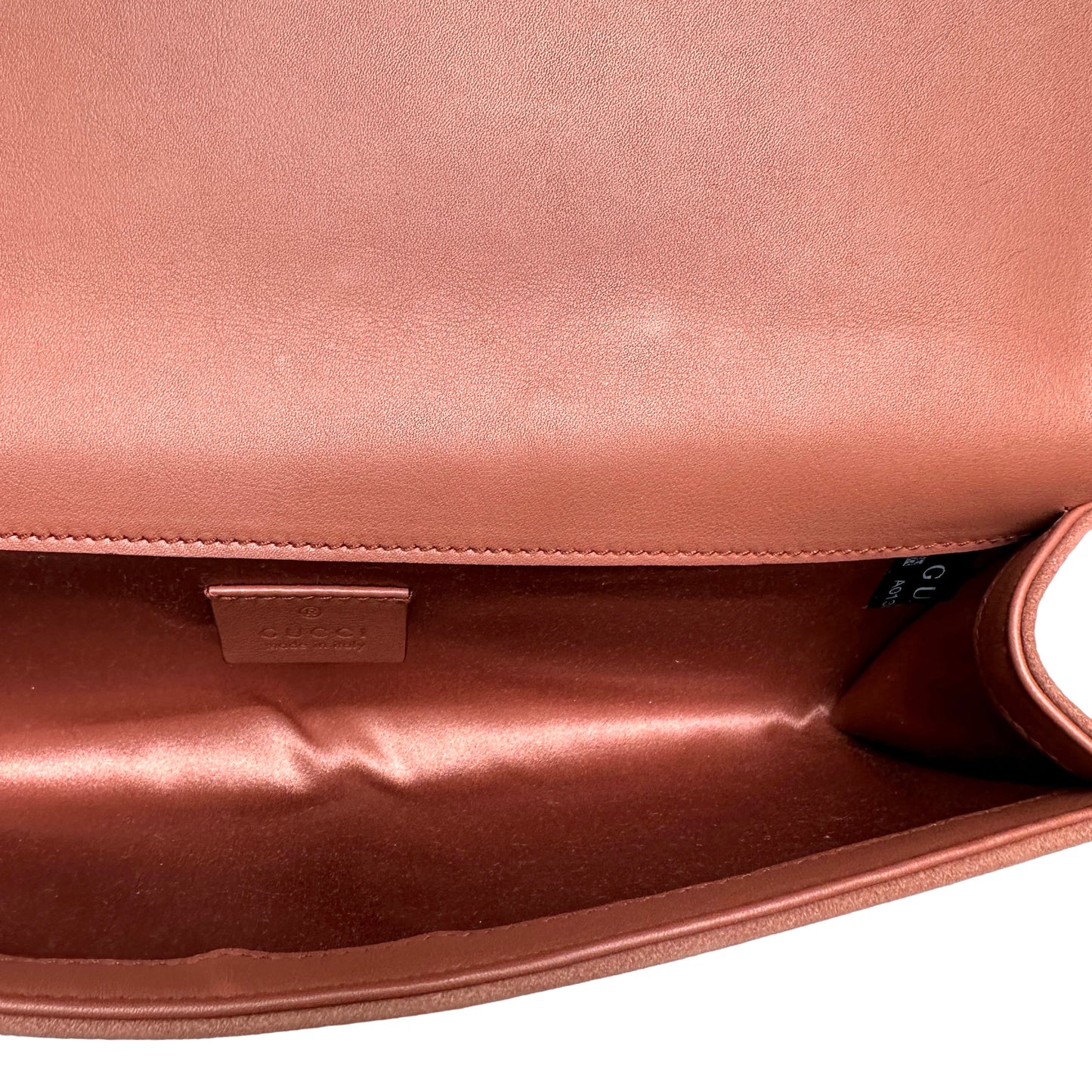 Vintage Pink Suede Clutch