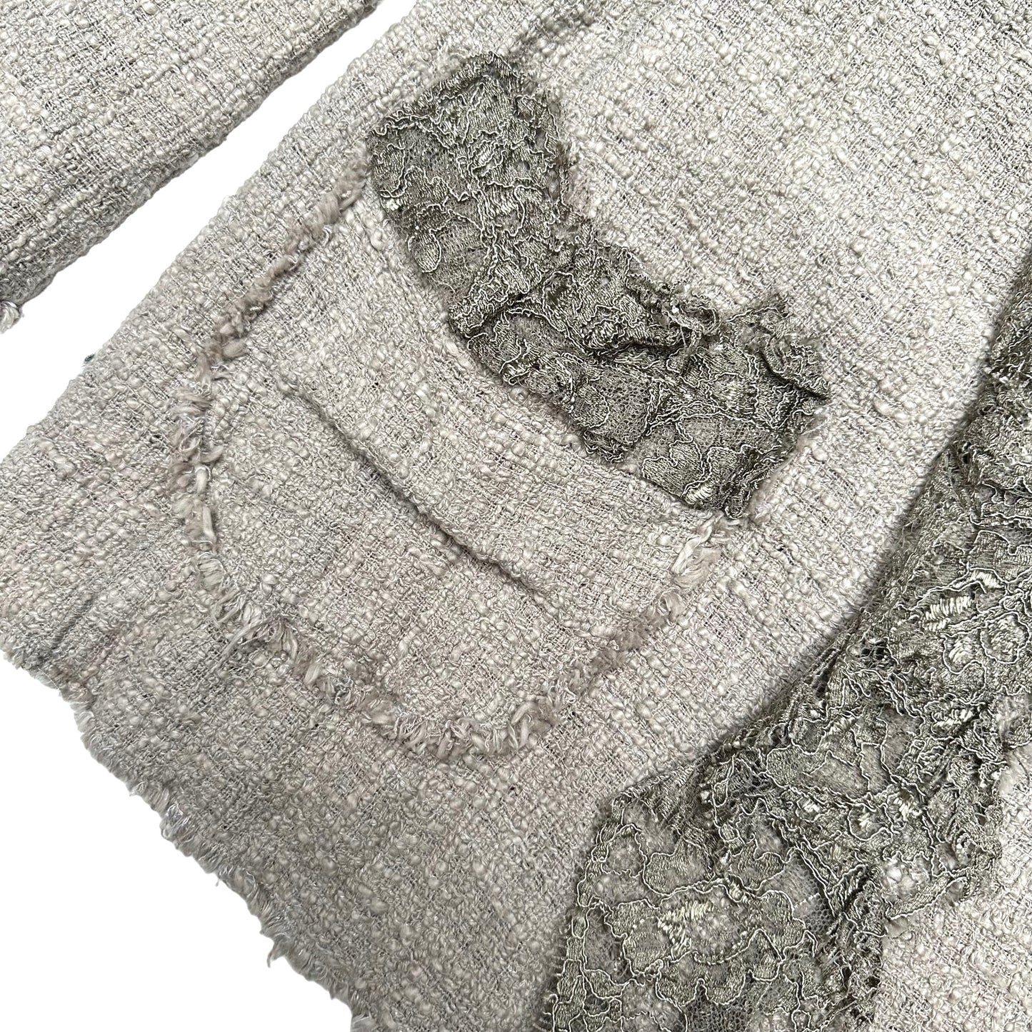 Blush Laced Blazer - L