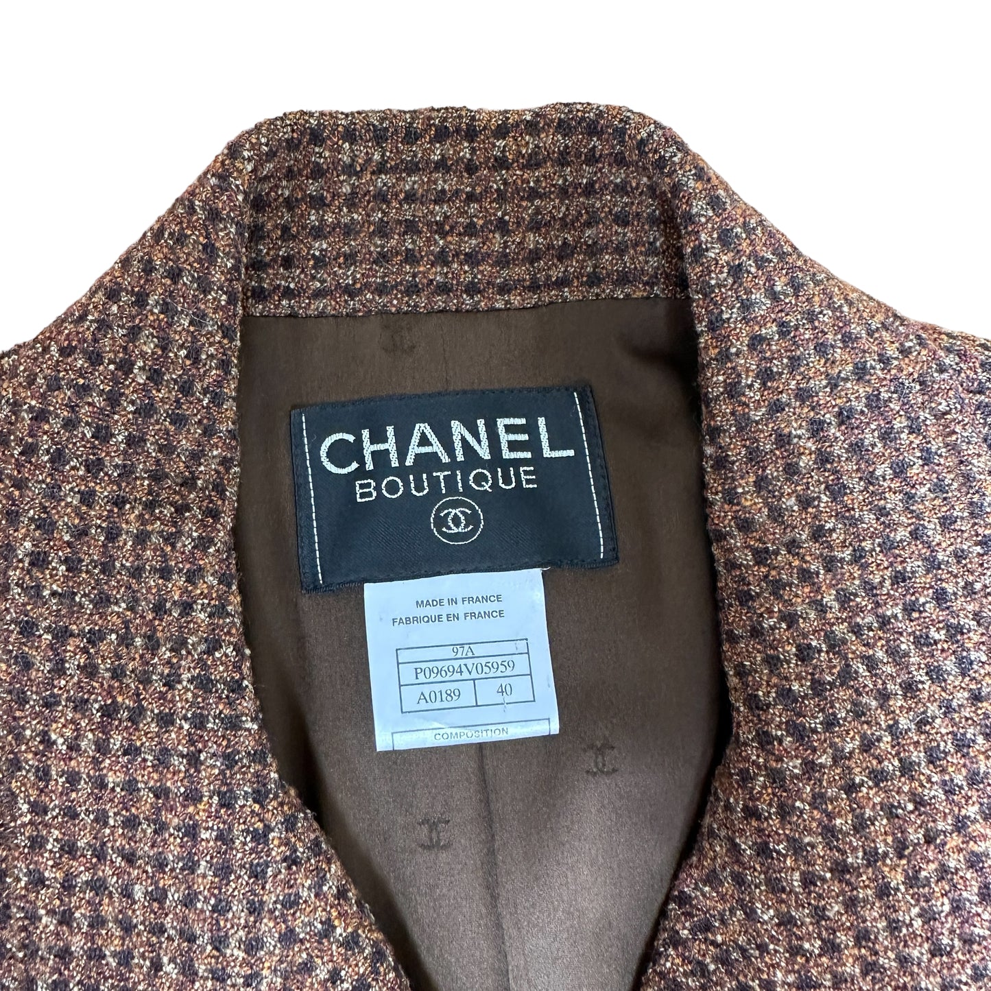 Kaki Brown Vintage Blazer - M