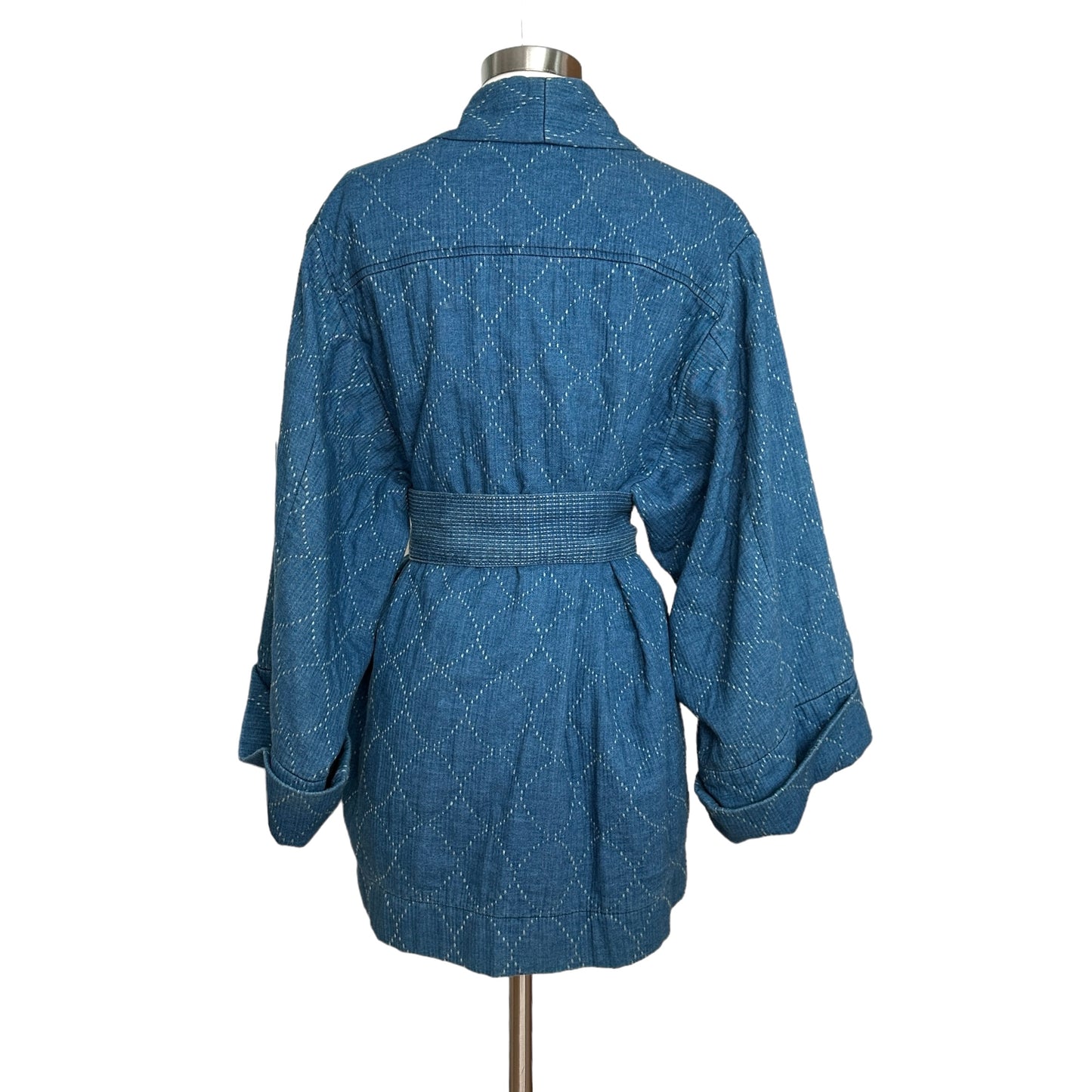 Indigo Cotton Jacket - S