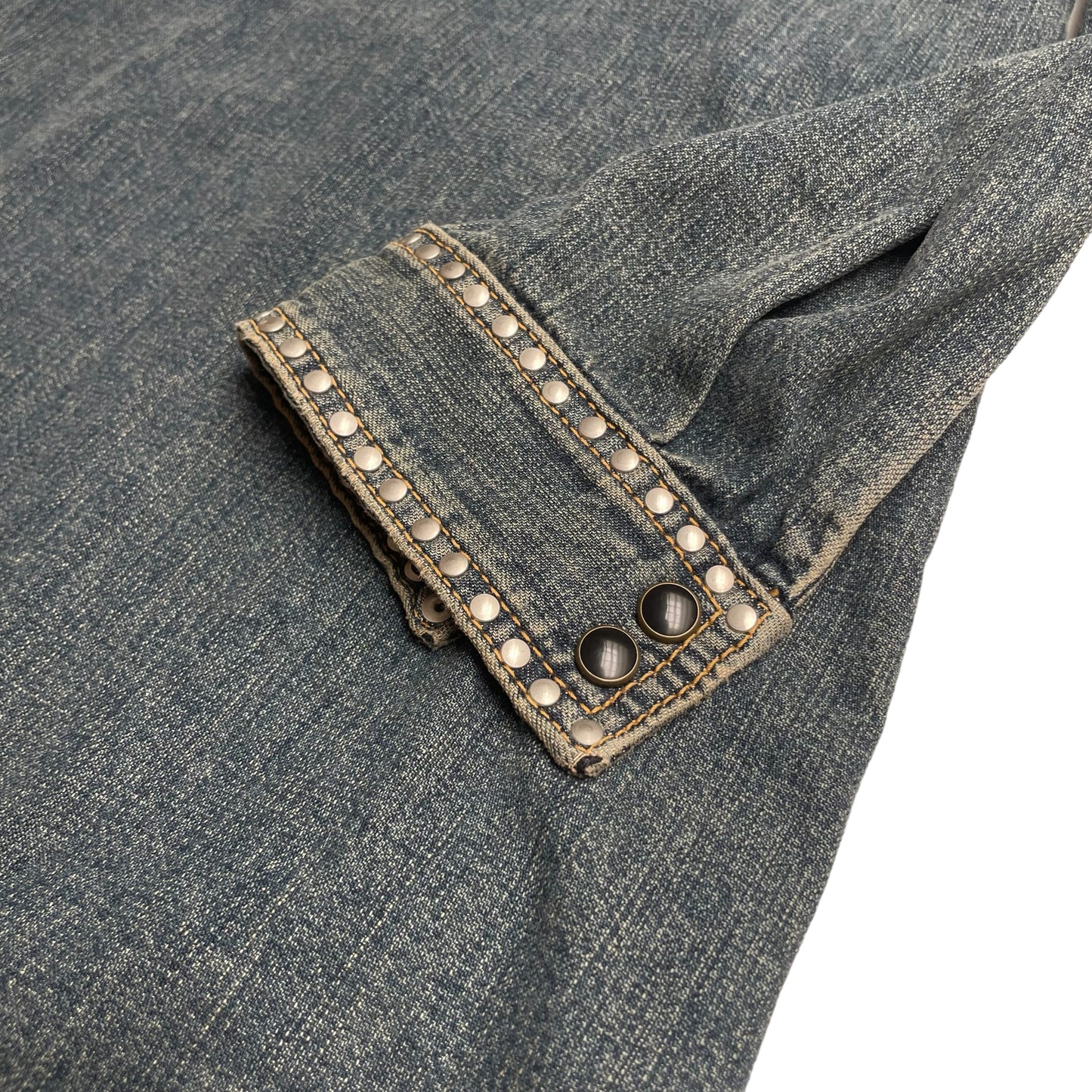 Blue Wash Denim Dress - M