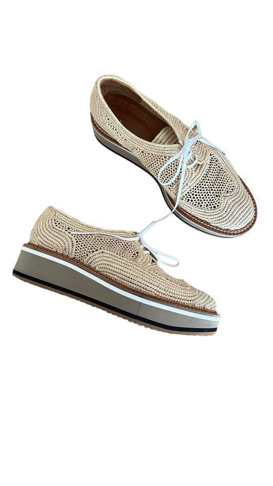 Raffia Platform Loafers - 10