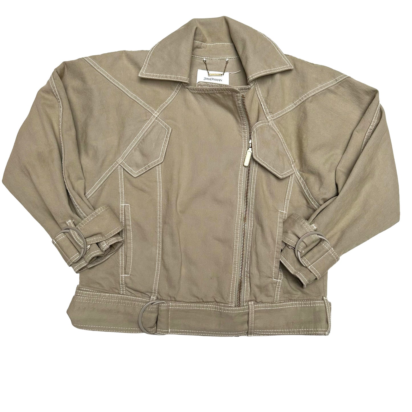 Beige Cotton Jacket - S