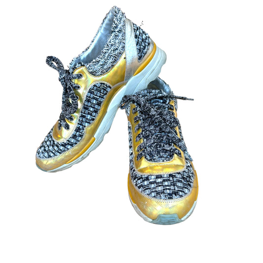 Tweed & Gold Sneakers - 9