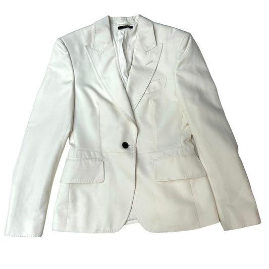 White Skirt Suit - L