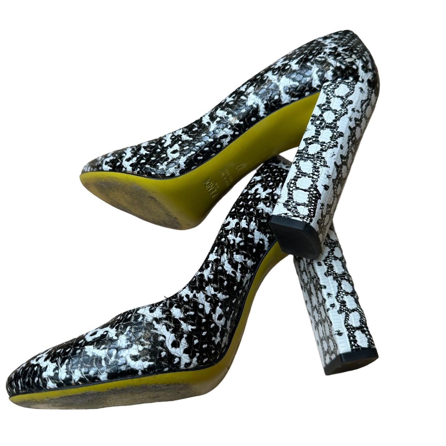 Python Embossed Heels - 7