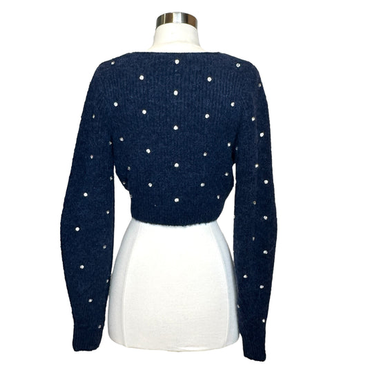 Crystal Cropped Sweater - S