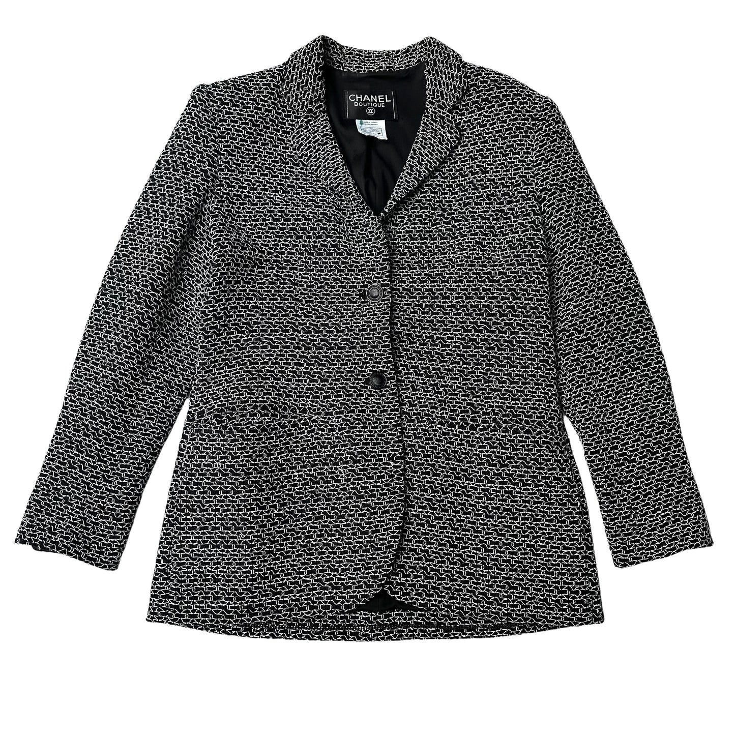Black & White Blazer - S
