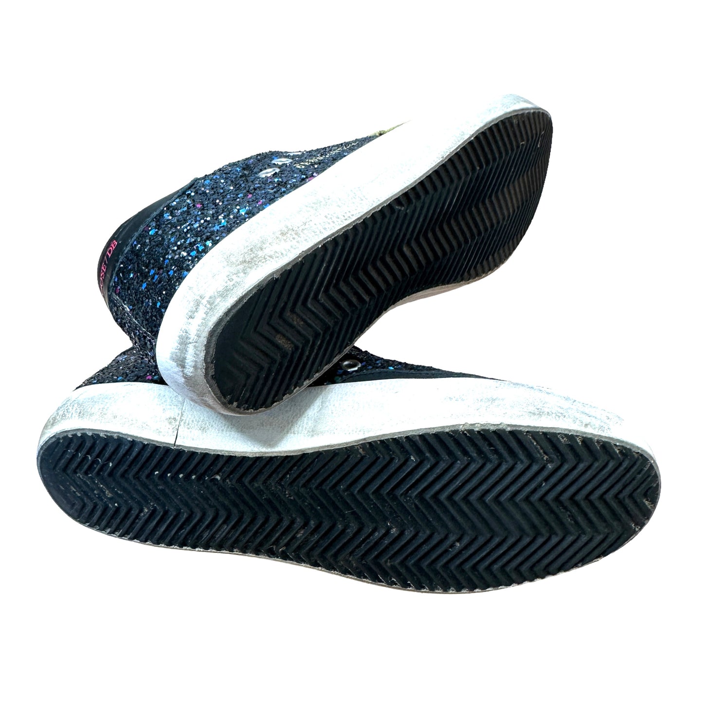 Navy Sparkles Sneakers - 9