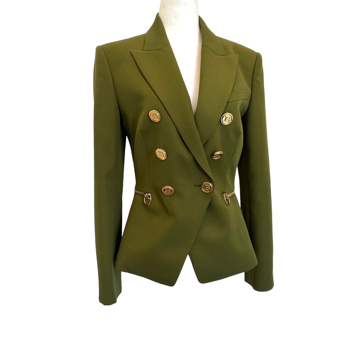 Green & Gold Blazer - S