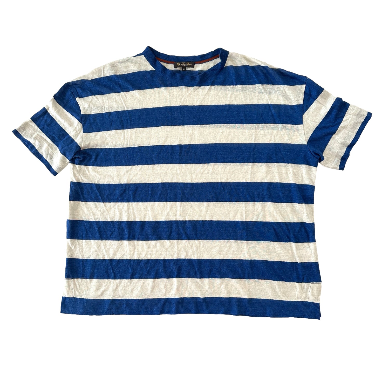 Linen Striped T-Shirt - M/L