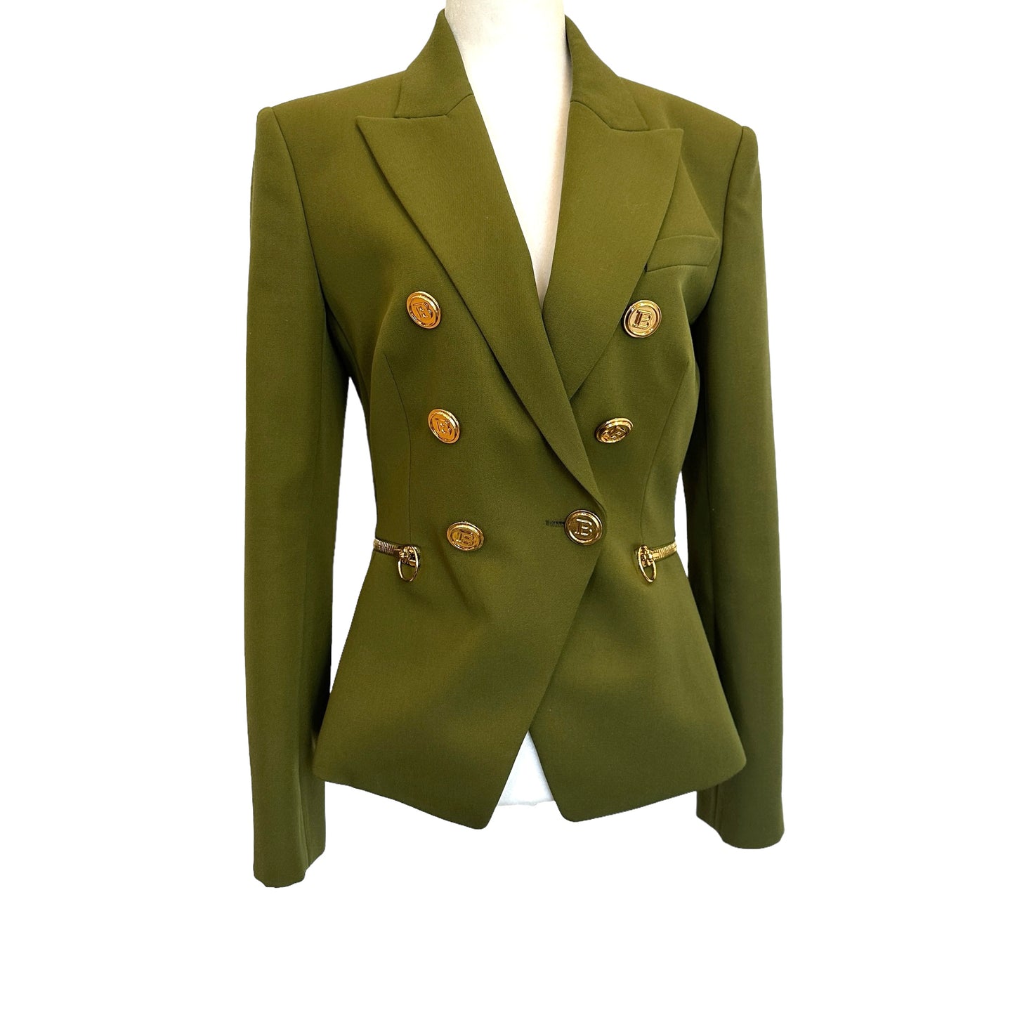 Green & Gold Blazer - S