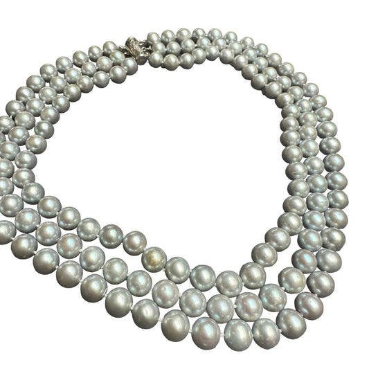 Tahitian Grey Pearls Necklace