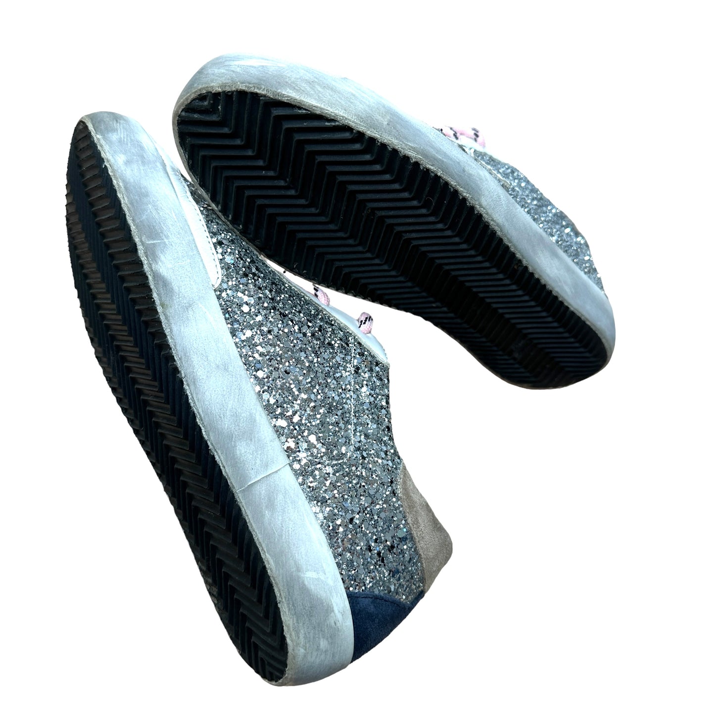 Silver Sparkles Sneakers - 9